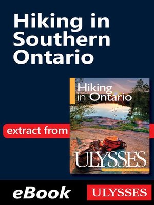 cover image of Hiking in Southern Ontario